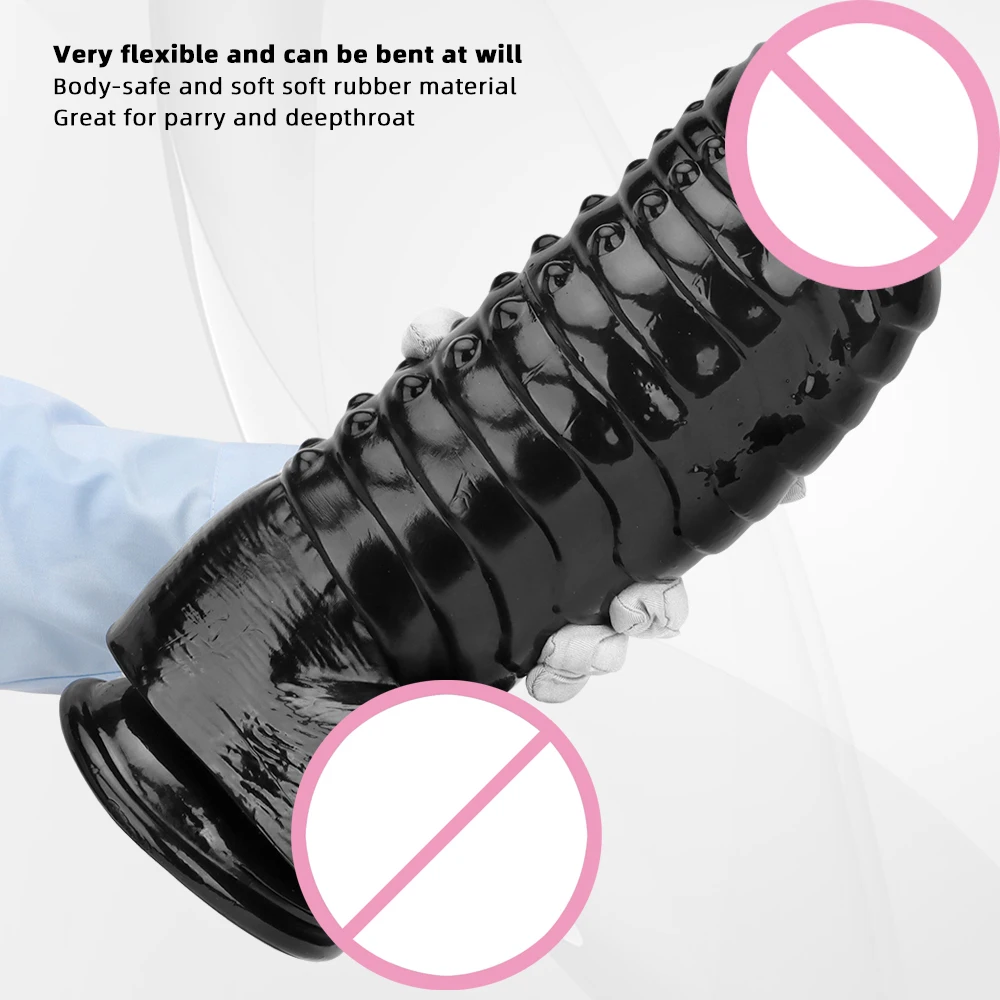 Gros plug anal en silicone pour massage de la prostate et anus_voghion.com