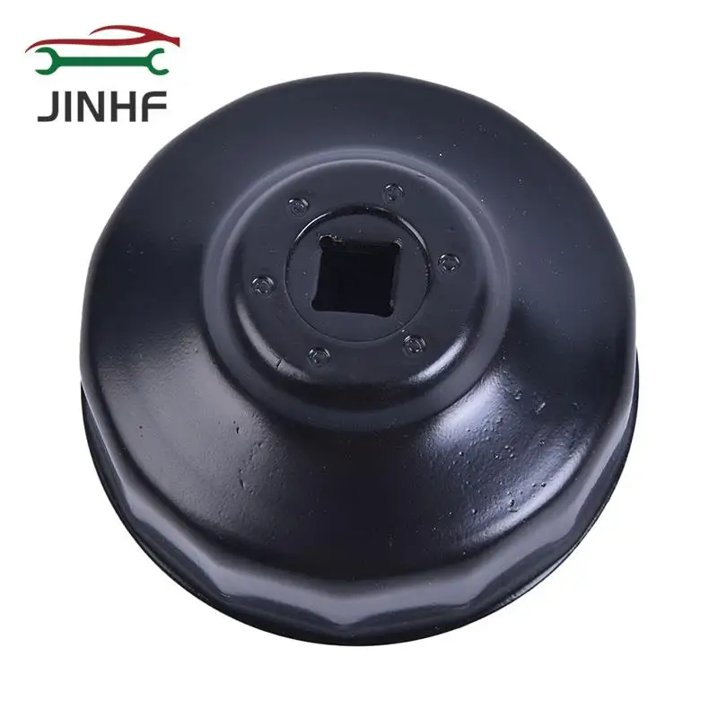 1pc 76mm 14 Flutes Car Oil Filter Cap Type Wrench Remover Tool 3/8" Drive Socket for BMW AUDI oil filter wrench