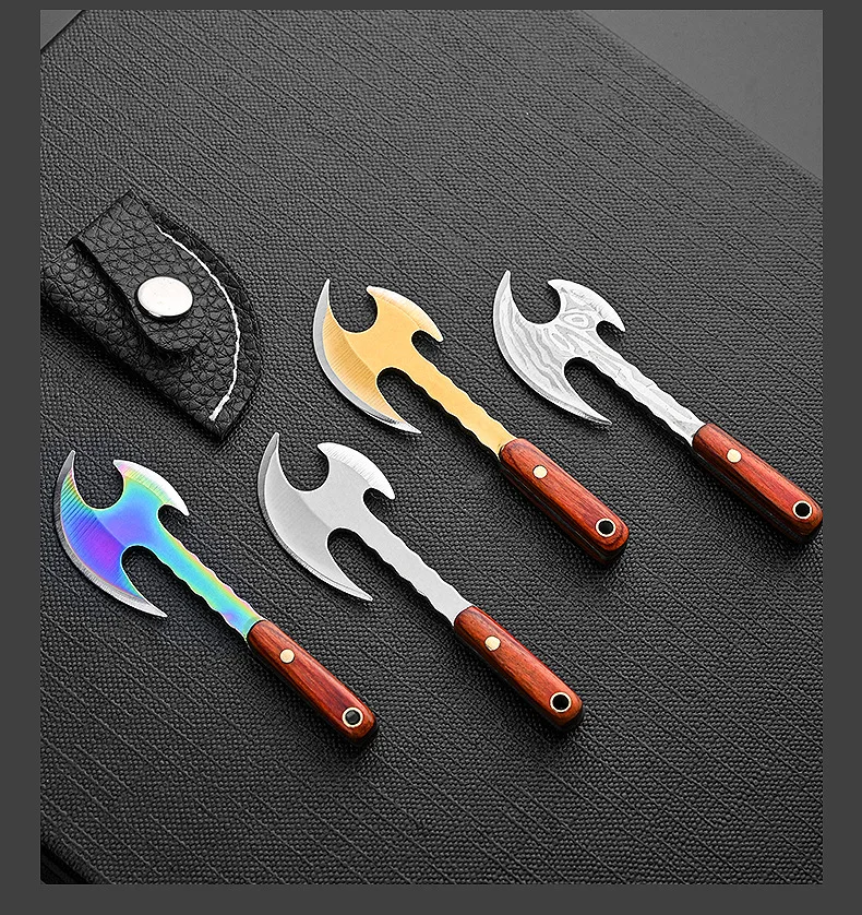 Outil Multifonction STAHLWERK - Marteau, Hache, Couteau, Lampe De Poche - 4-en-1 - Neuf