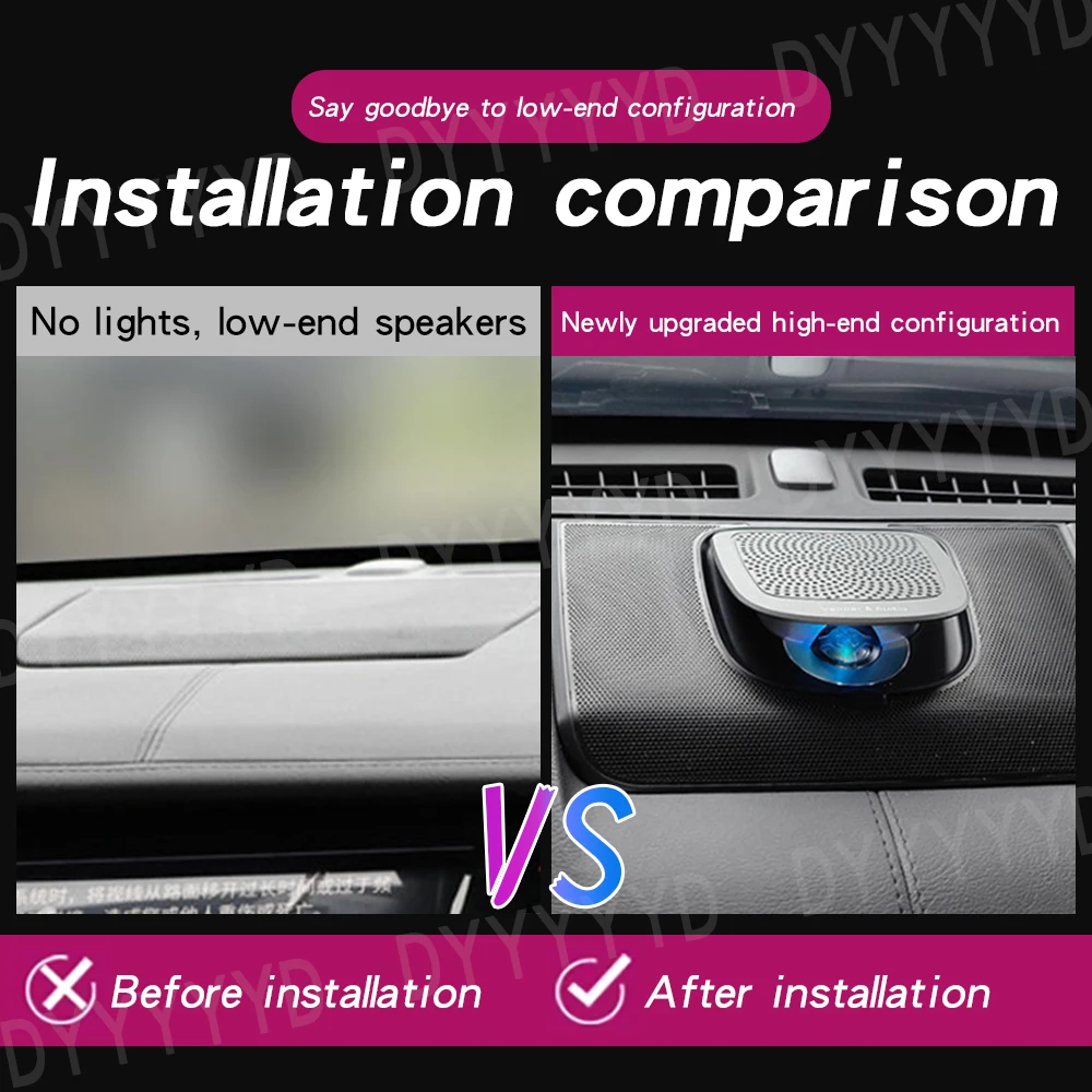 캐딜락 CT6 CT4 차량용 스피커 스마트 센터 리프트 오디오 트위터 앰비언트 라이트 업그레이드 레트로핏 자동차 부품 액세서리