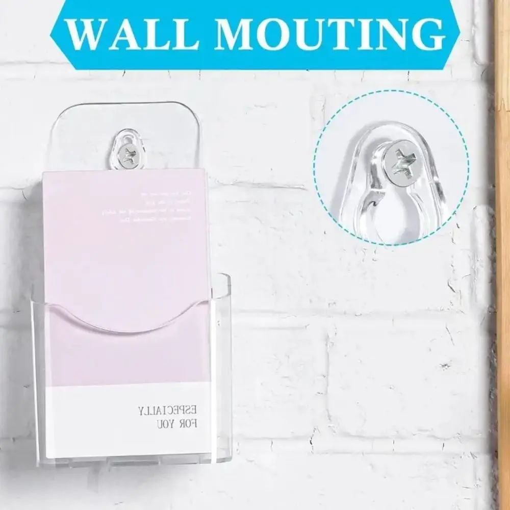 1 Pc Transparent Acrylic A6 Brochure Holder Diy Pamphlet Holder Flyer Display Stand For Pamphlet Booklet Menu magazine holder