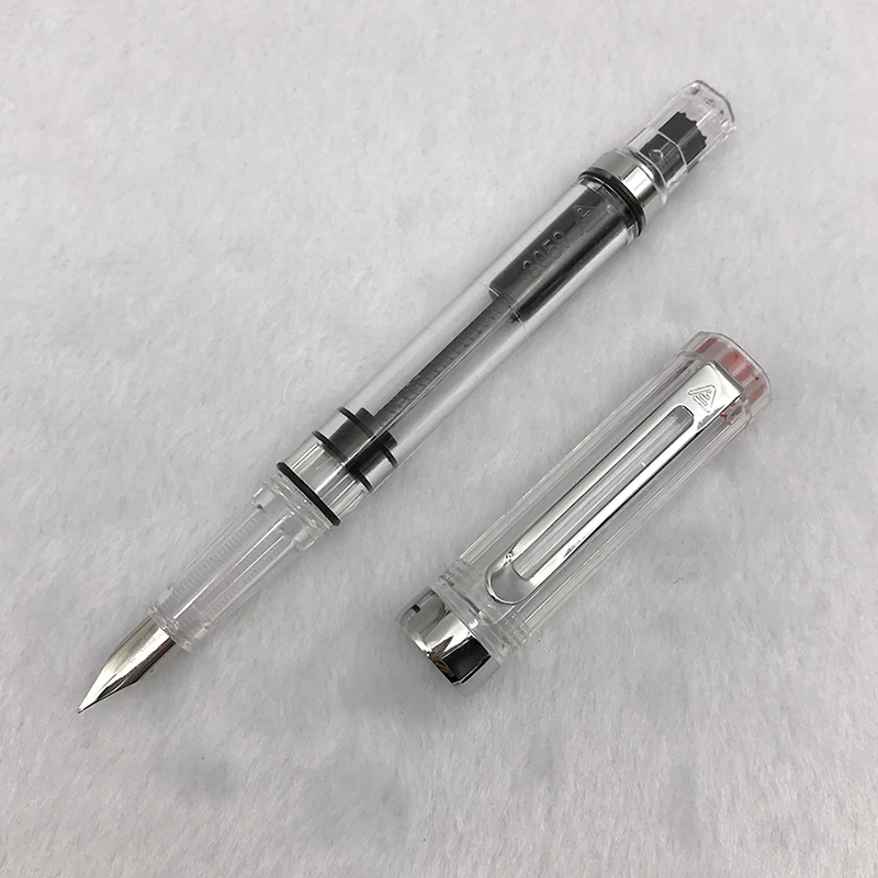 

1pc Transparent Fountain Pen F/EF Nib for Choose Lanbitou Plastic Student Calligranphy Ink Pens School Supplies Stationery