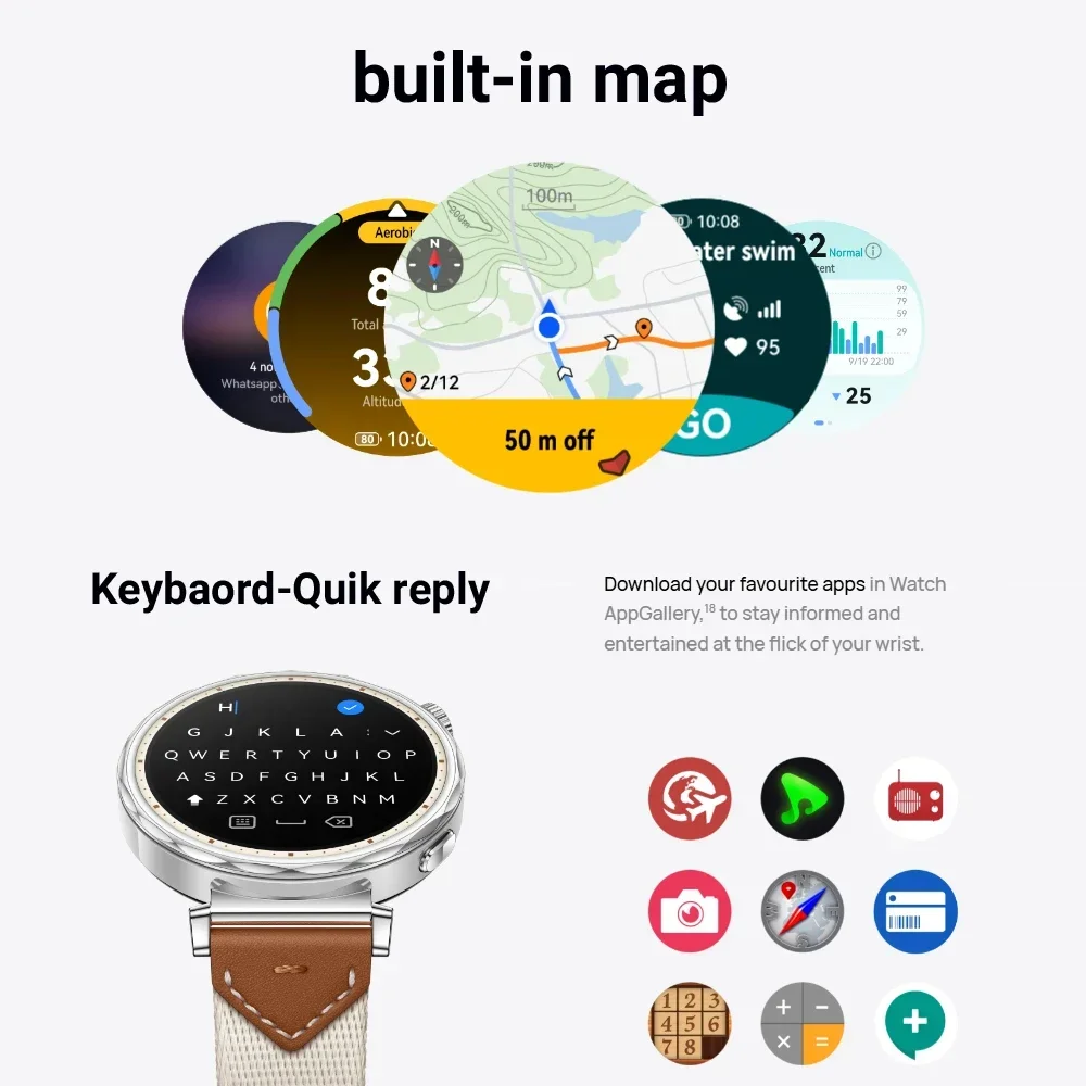 Smart Watch Huawei Watch Maps HUAWEI Watch GT Smartwatch