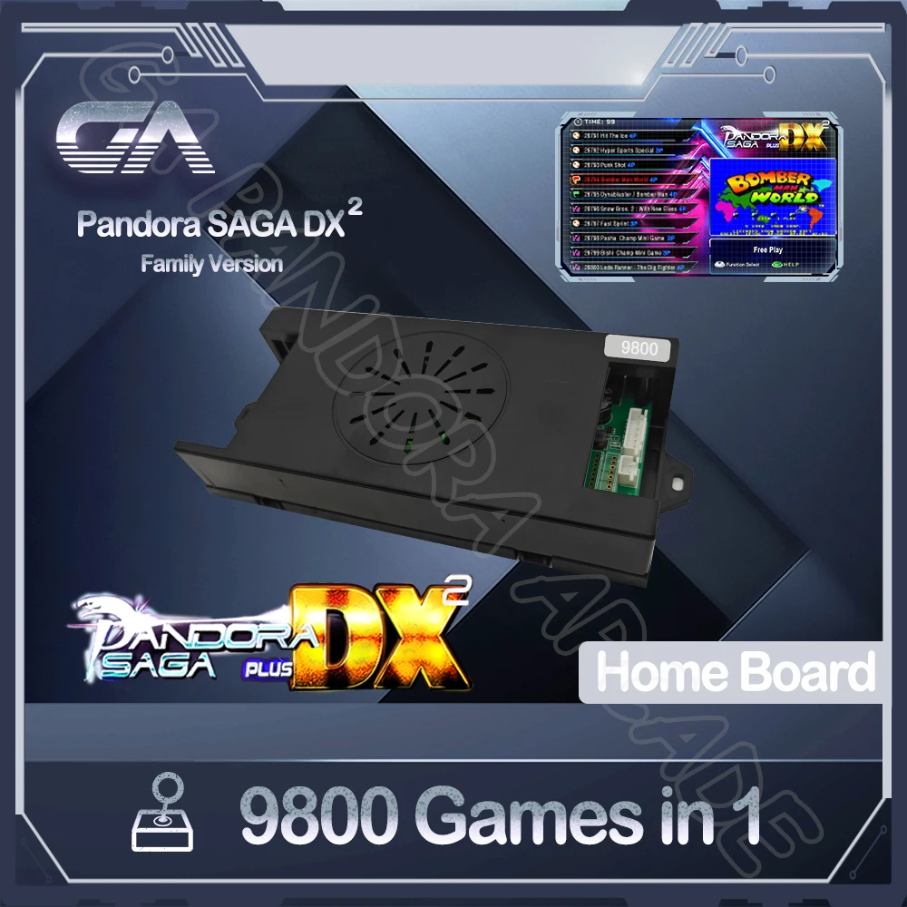 Pandora Saga DX2 Arcade Box 9800 in 1 PCB Games Board
