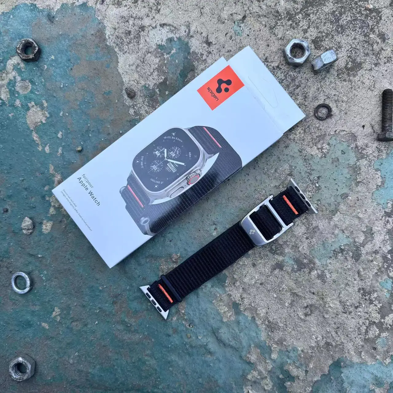 

Spigen DuraPro Flex Ultra For Apple Watch Strap 49mm 45mm Series 7 and 44mm Series 6/SE/5/4 and 42mm Series 3/2 Nylon Watch Band
