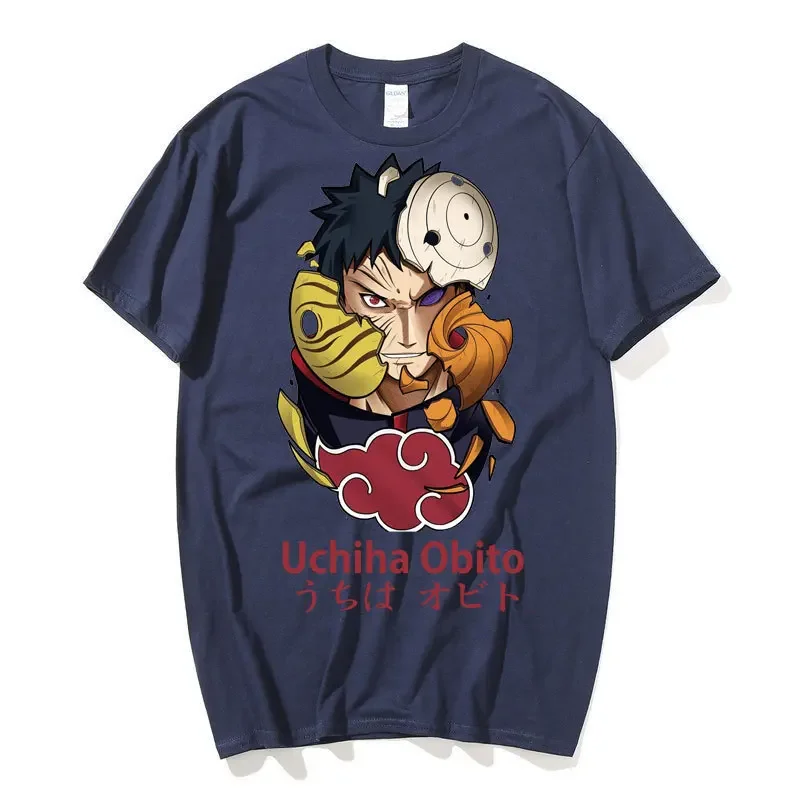 

Summer Youth T-shirt Men's Clothing Anime Naruto Fashion Men and Women T-shirt Bottoming Shirt Top Short-sleeved