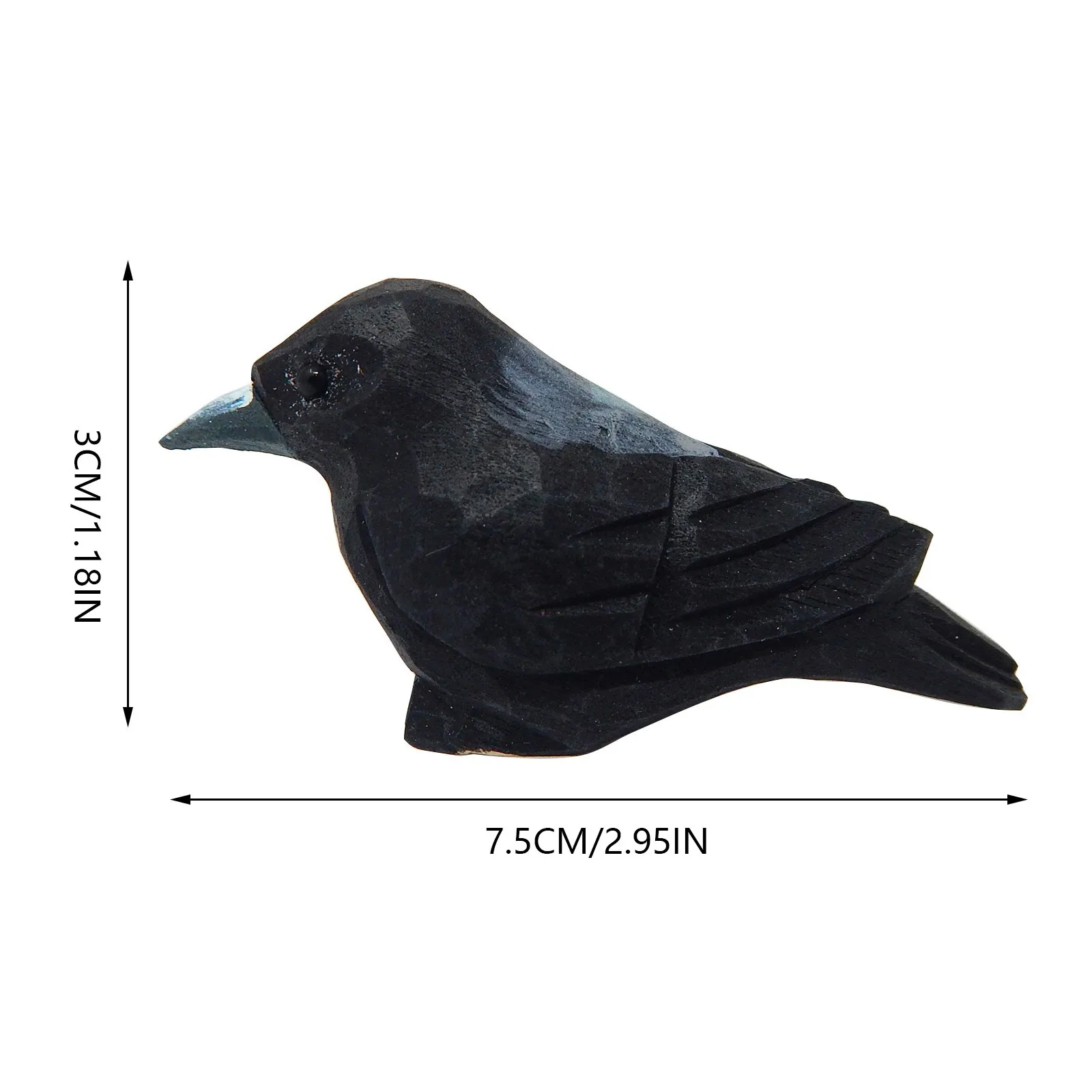 Simulation de corbeau noir, répulsif d'oiseaux, antiparasitaire naturel,  pigeon, accessoire de décoration effrayant, fournitures de fête - AliExpress