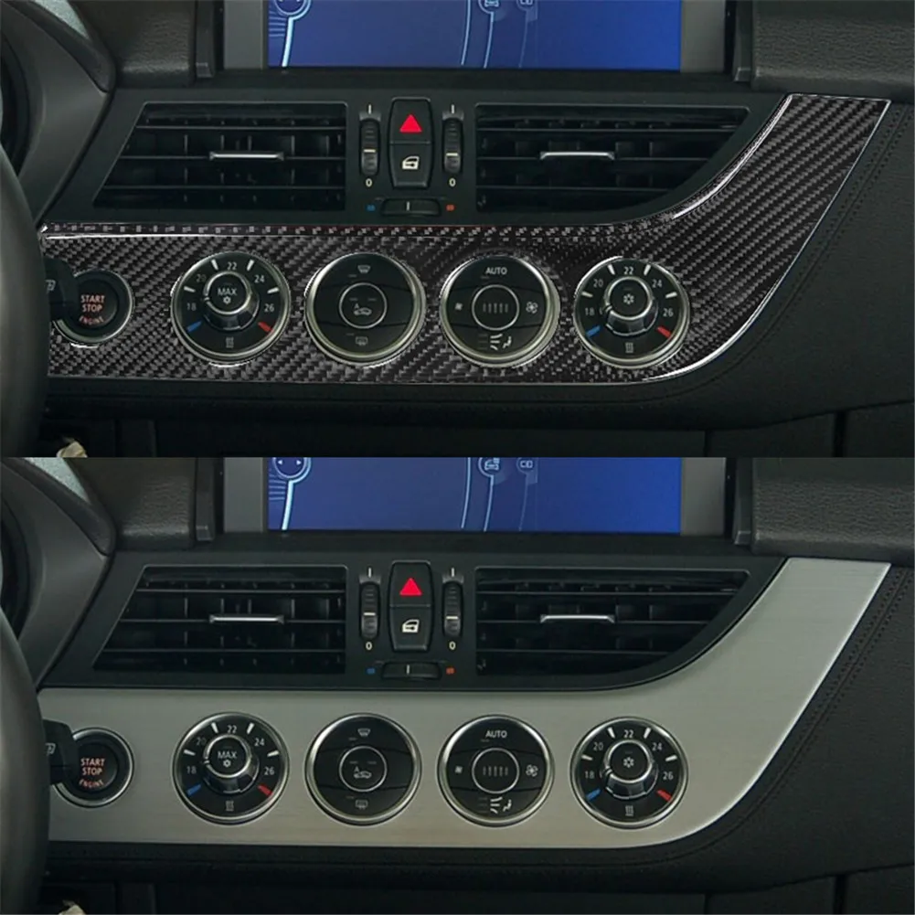 BMW Z4 E89 2009-2016 차량 내부 장식 액세서리 카본 파이버 차량 스티커