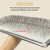 New Dog Short Hair Brush Dog Comb Solid Wood Cat Comb Pet Hair Remover Large Dog Comb Car Animal Hair Brush GSZ05 5