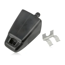 Enhanced Headlamp Washer Nozzle with Clip Fastener for Efficient Headlight Cleaning (1PCS)