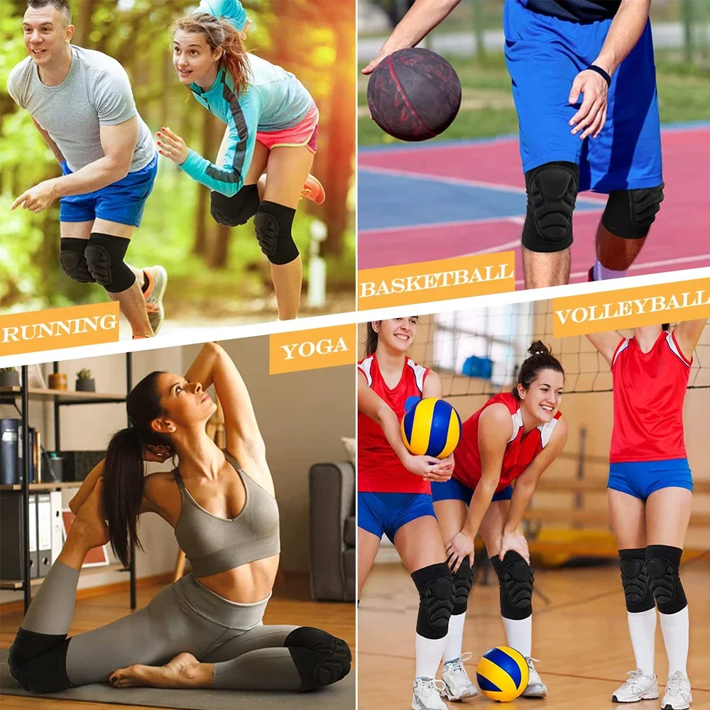 Compression Knee Brace 1 Pair Knee Elbow Pads Support for Cycling Snowboard Roller Skating Skateboard Extreme Sports