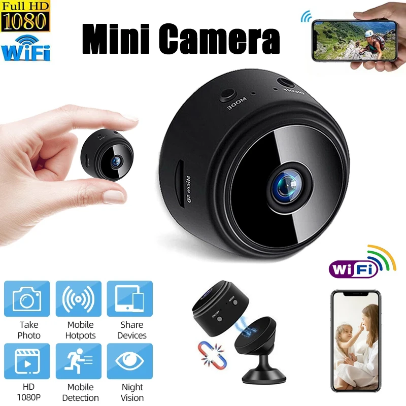 a9 Mini Camera Ip Camera Micro Cameras Wireless Surveillance Mini Camcorders Wifi Camera Video Recorder Night Version Cams