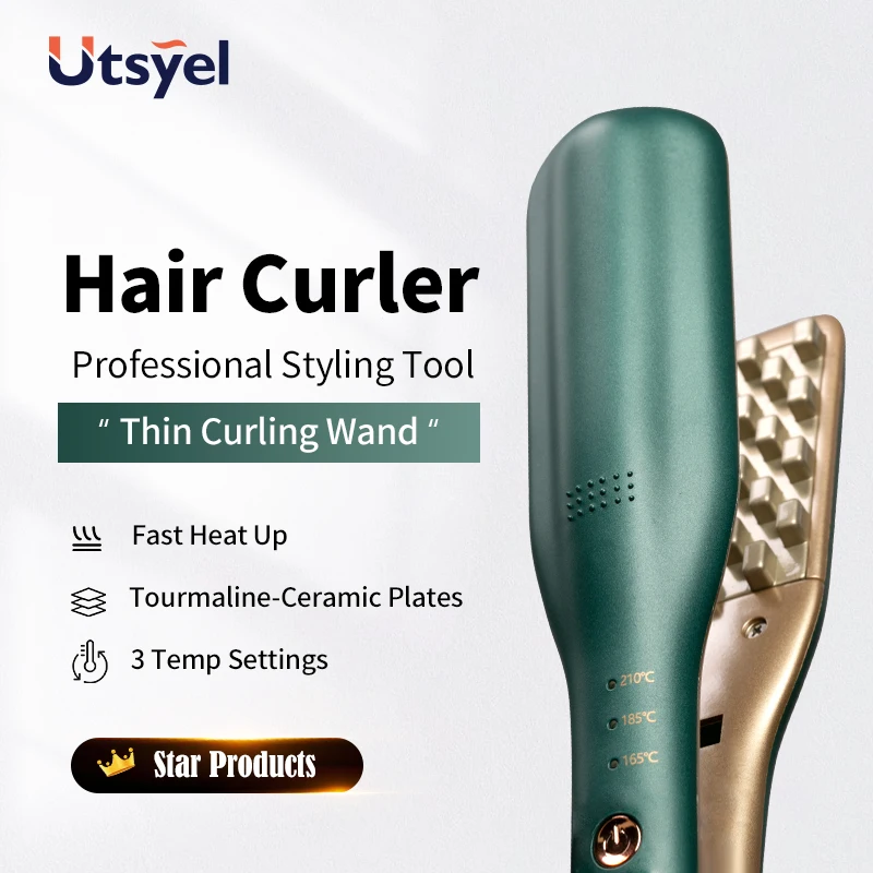 Mini Corn Whisker Hair Curling Iron Fluffy Splint Professional Hair