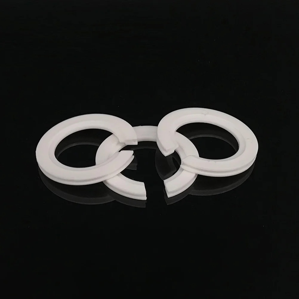 

10Pc Lamp Shade Ring E27 Convert to E14 Lighting Accessories Lamp Holder Collar Replacement Adapter Ring ( White )