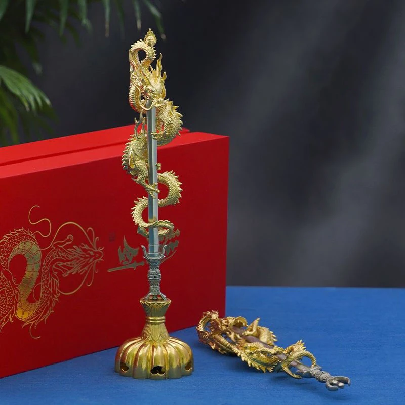 

Кулон Shenlong мужское ожерелье в Ретро этническом стиле новый китайский съемный меч Подарочное украшение для парня