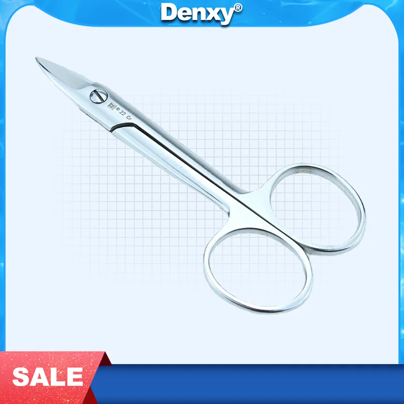 

High Quality Dental Stainless Steel Scissors Dental Surgical Straight Curved Metal Crown Scissors For Dentist