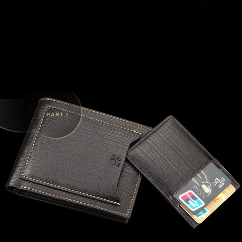 Weysfor 2022 HOT Genuine Leather Men Short Wallet Small Mini Card Holder Male Wallet Pocket Retro purse High Quality