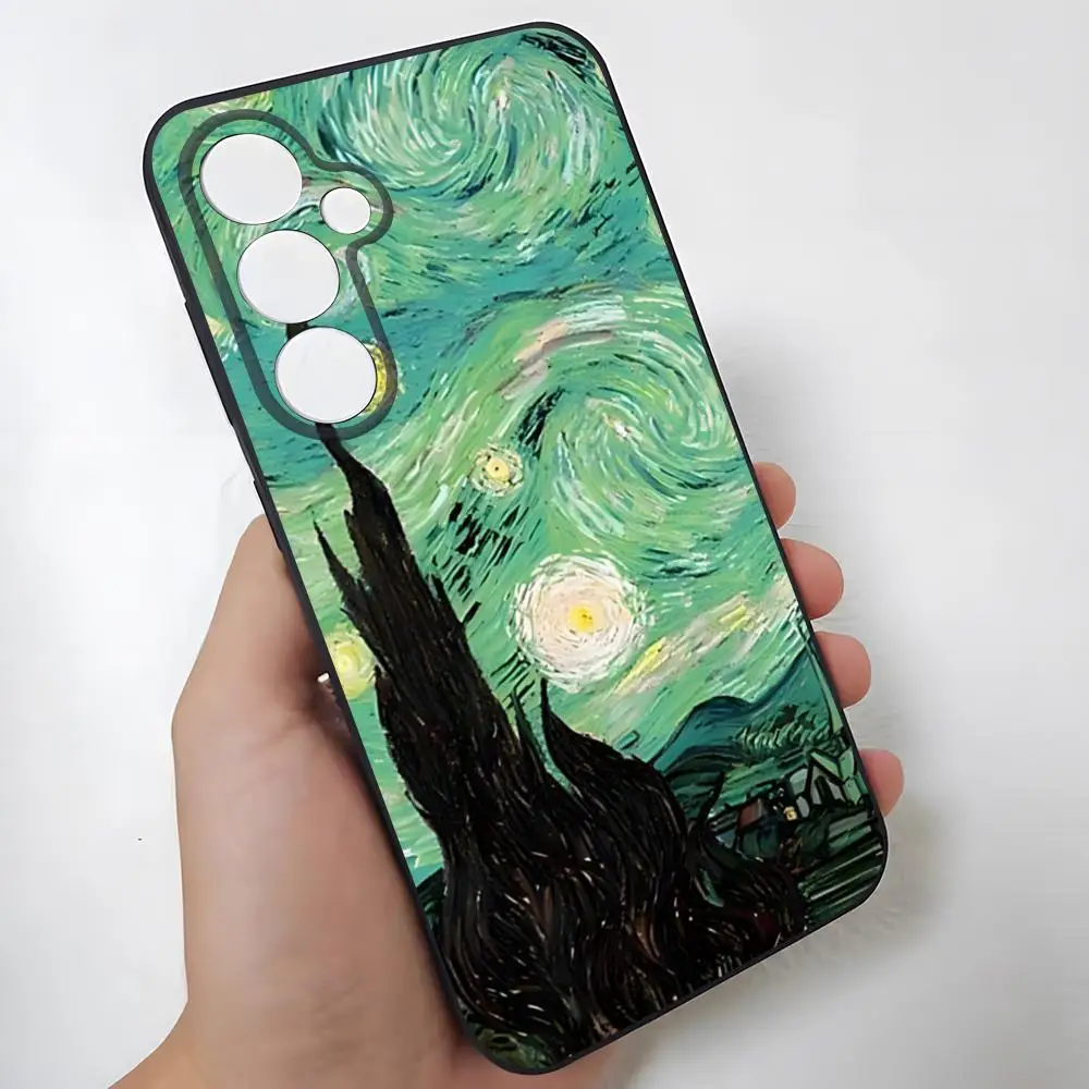 Van Gogh Oil Painting Artistic Glass Phone Case
