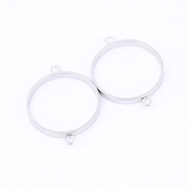 Kit Braccialetti Fai Da Te - 10 Base 20mm Con Cabochon In Vetro - Regolabili, Per Personalizzare Con Foto O Disegni - Foto 2