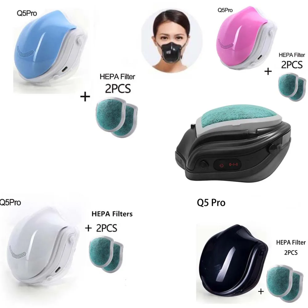 Pro Máscara Elétrica Anti-neblina Xiaomi Eco System Esterilização Dustproof Abastecimento de ar Melhorado para Nevoeiro ao ar Livre Youpin-q5