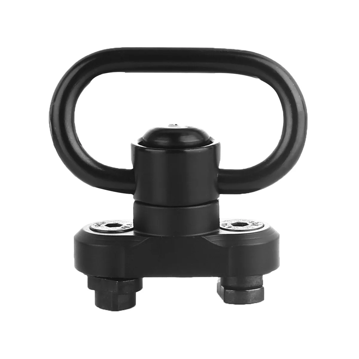 QD Sling Swivel Tactical Strap Buckle Quick Release Button 1.25" 20mm Picatinny Rail Mounted Base Mlok Mount Adapter Ring Buckle