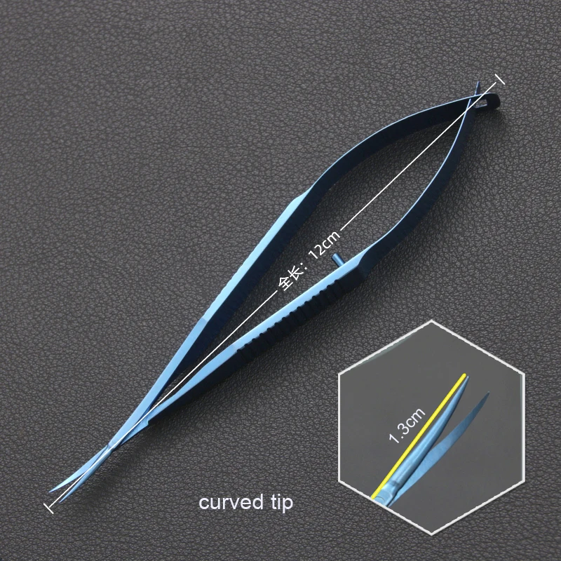 Ophthalmic conjunctival capsule membrane scissors micro-instrument ultra sharp fine surgical membranous endothelial scissors