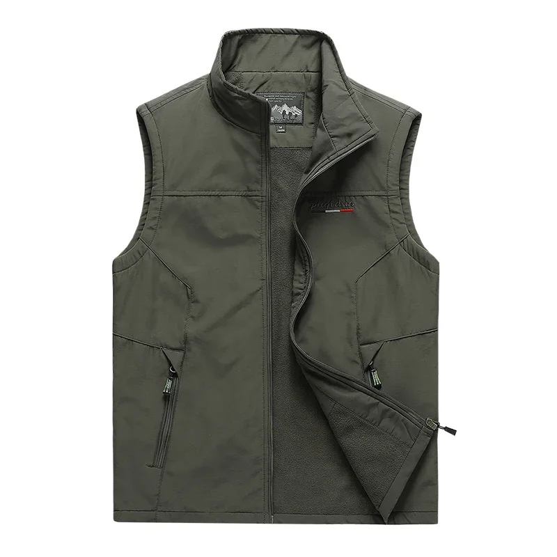 

Spring Outdoors Gilet Men Casual Heated Vest Man Plus Size Body Warmer Hiking Clothing Luxury Thermal Fashion Men's Heating Coat