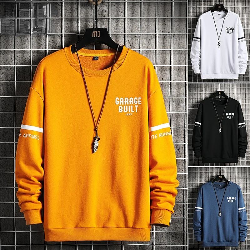 

2021 Стильный пуловер в стиле хип-хоп и панк, осенняя уличная одежда, повседневная модная одежда, мужская толстовка большого размера в Корейском стиле Харадзюку