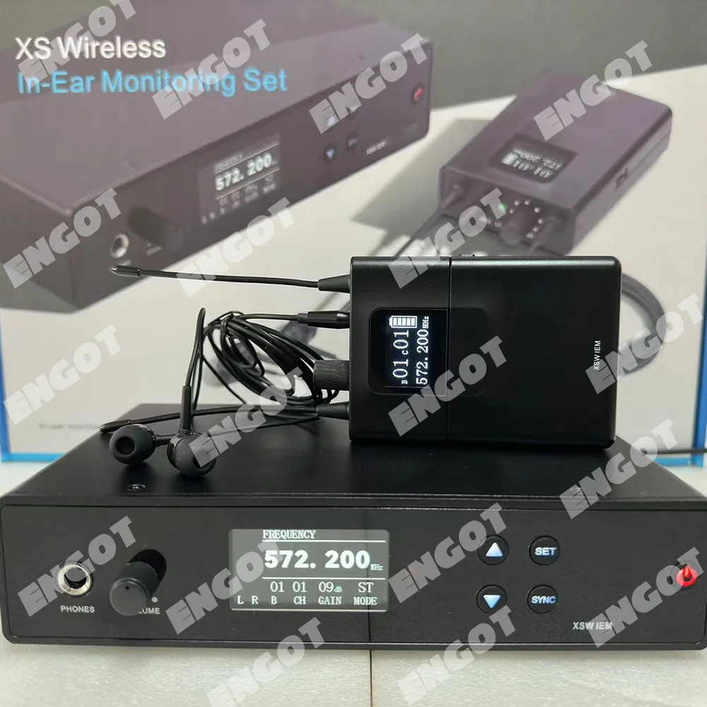 XSW IEM Wireless In ear Monitoring System A Band Infrared frequency matching for Live Stage, Rehearsal, House of Worship