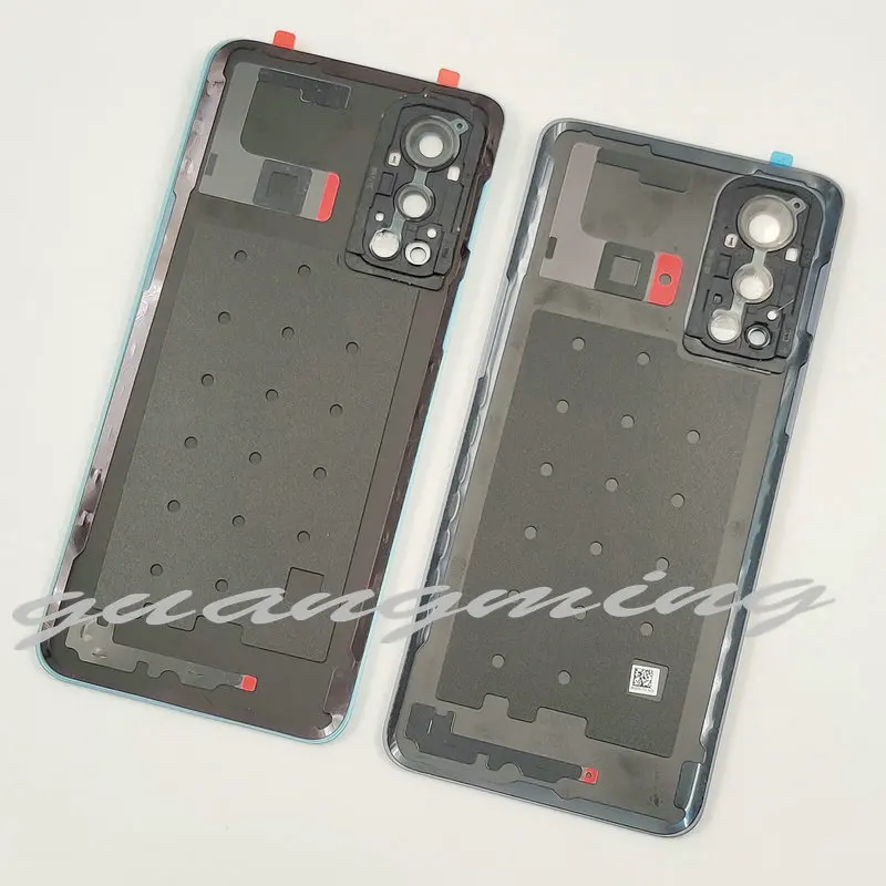 OnePlus Nord 2 5G 유리 후면 배터리 커버 도어 하우징 케이스(카메라 렌즈 교체 부품 포함)
