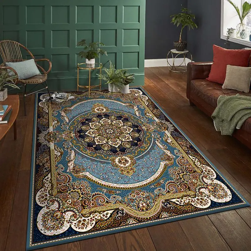 

Ethnic Persian Rug For Living Room, Bedroom, Bohemian Floor Mat