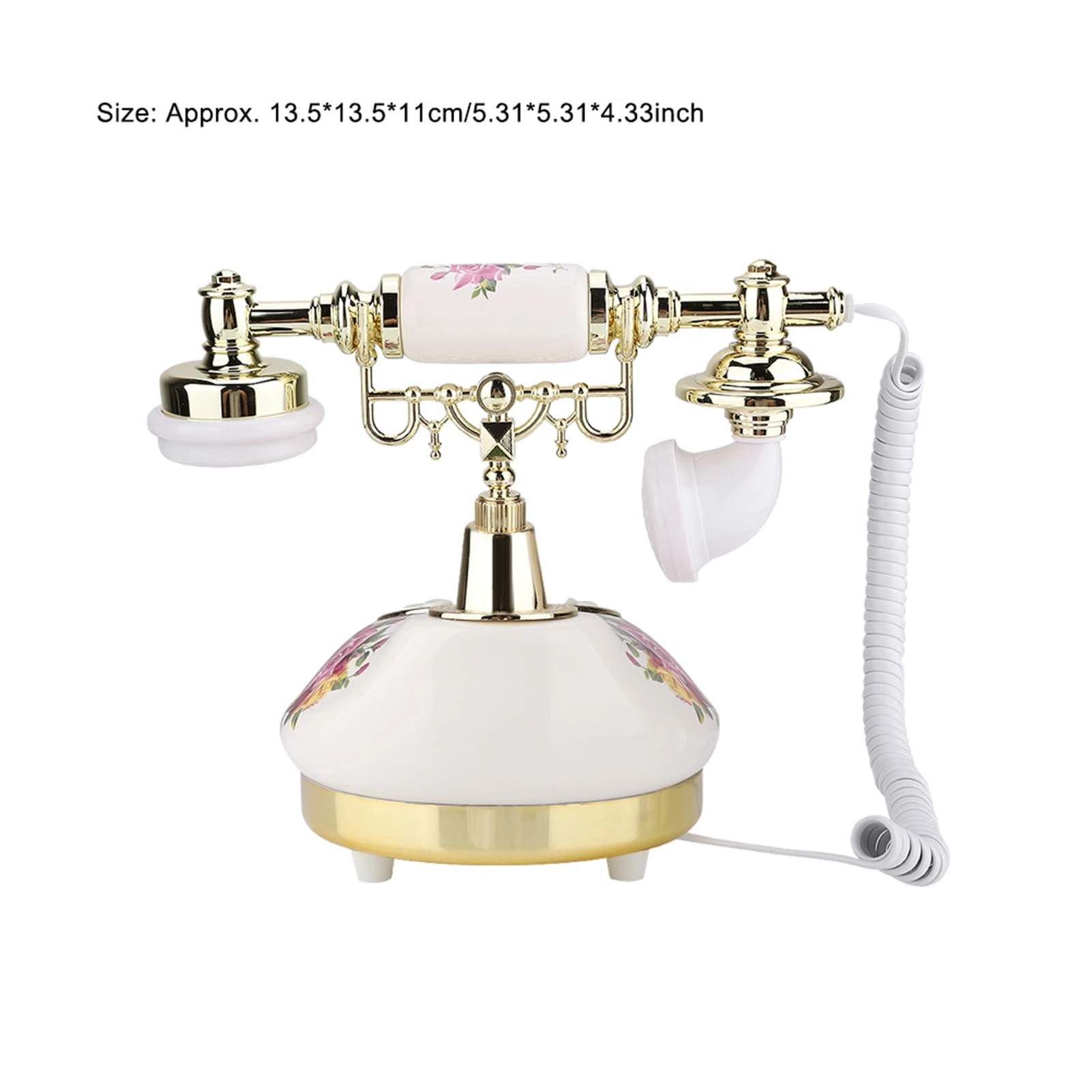 【New】Antique Telephone MS-9101 Vintage Retro Imitation Antique Telephone for Home Use