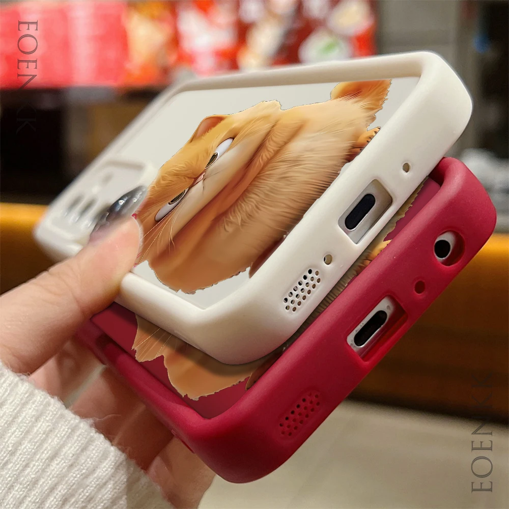 Vibrant Yellow Cat Phone Case with Ultra Lens Protection
