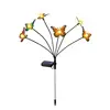 Solar Led Lamp Garden Warm Light 6 Head Ip65 Waterproof 600 Ma Battery Outdoor Lighting Lawn Lights Beautiful Colorful 2