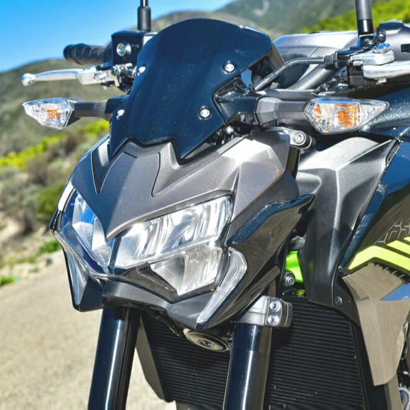 Fit For Kawasaki Z 900-Z900 Motorcycle Front Headlight Fairing Beak Cowl Cover Extension Aerodynamic Winglets Z-900