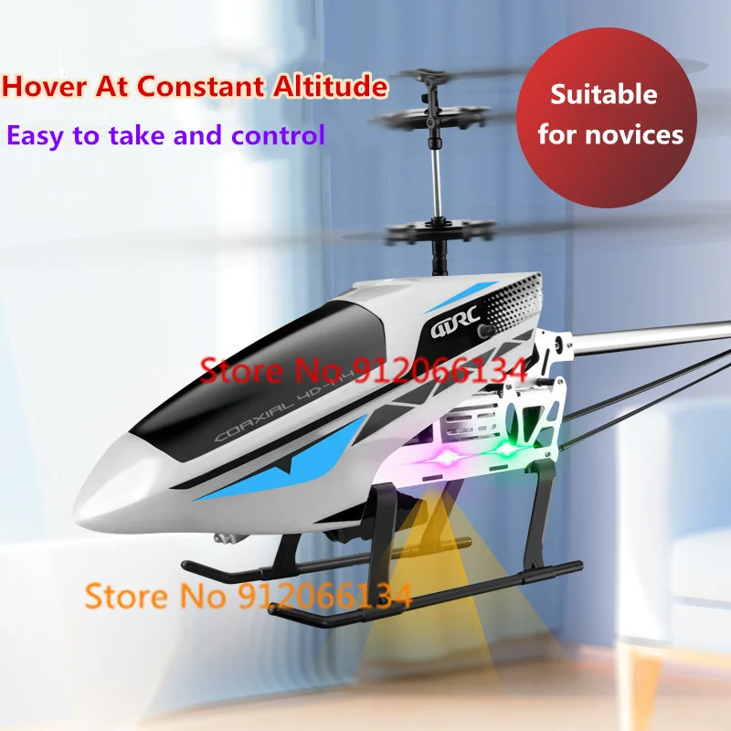 Helicóptero 4K de doble cámara para evitar obstáculos, 70CM, 2,4G, Control por aplicación, luces LED, retención de actitud de aleación, 200M, Control remoto