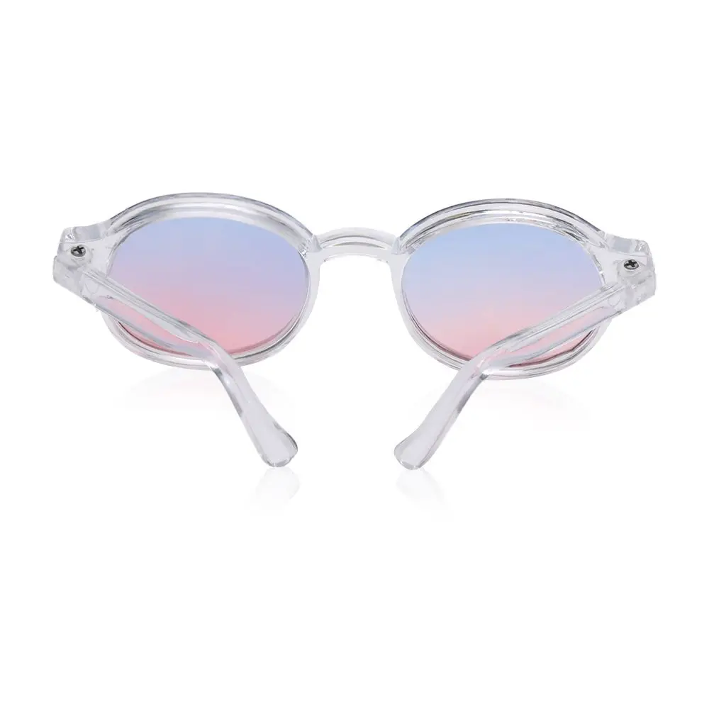 Colorful Glass Doll Accessories Round Glasses Decorations
