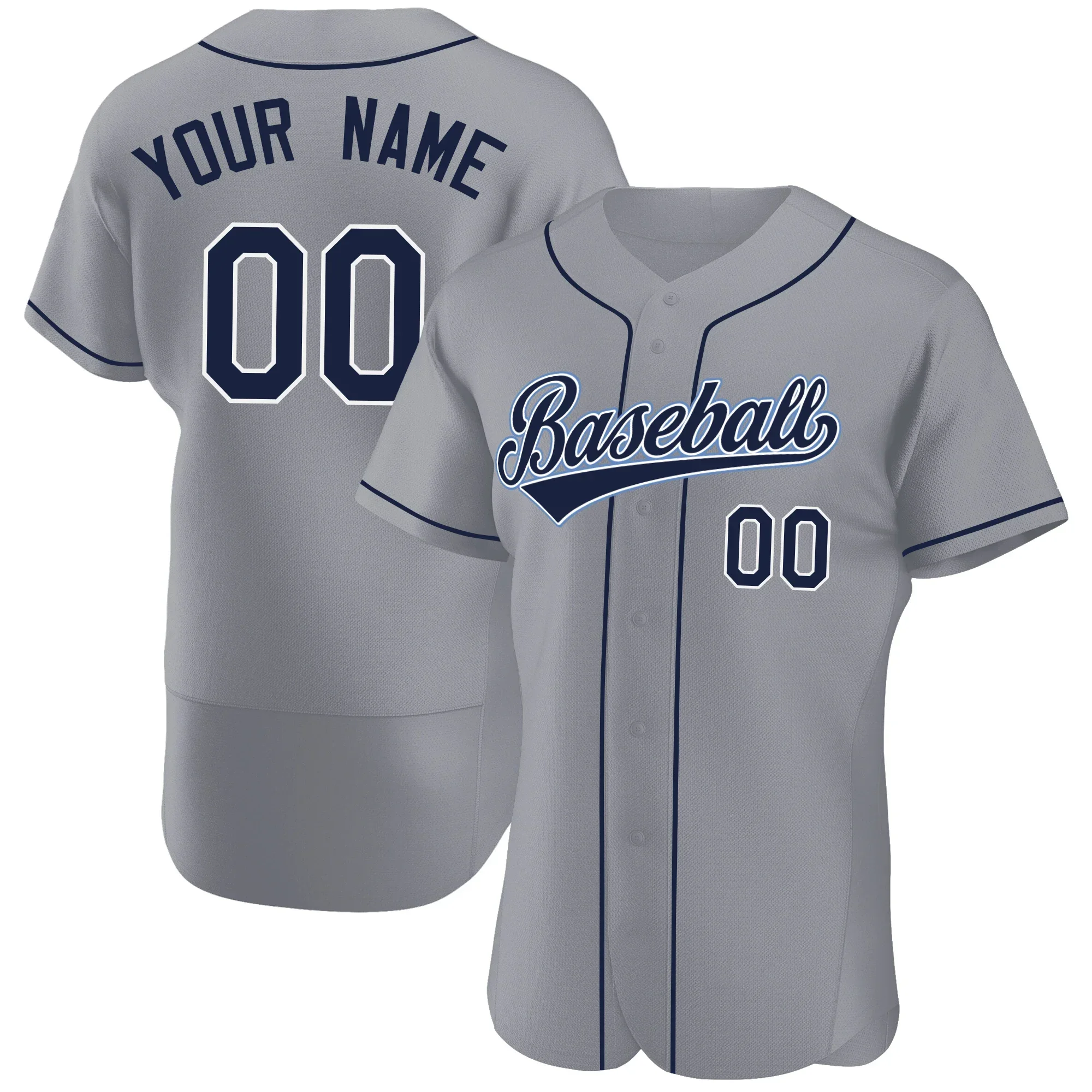 thumbnail image 1 of Camiseta de béisbol personalizada con nombre y número de equipo impresos, camisetas transpirables de manga corta personalizadas y geniales para hombres, niñas y jóvenes, 1 of 5
