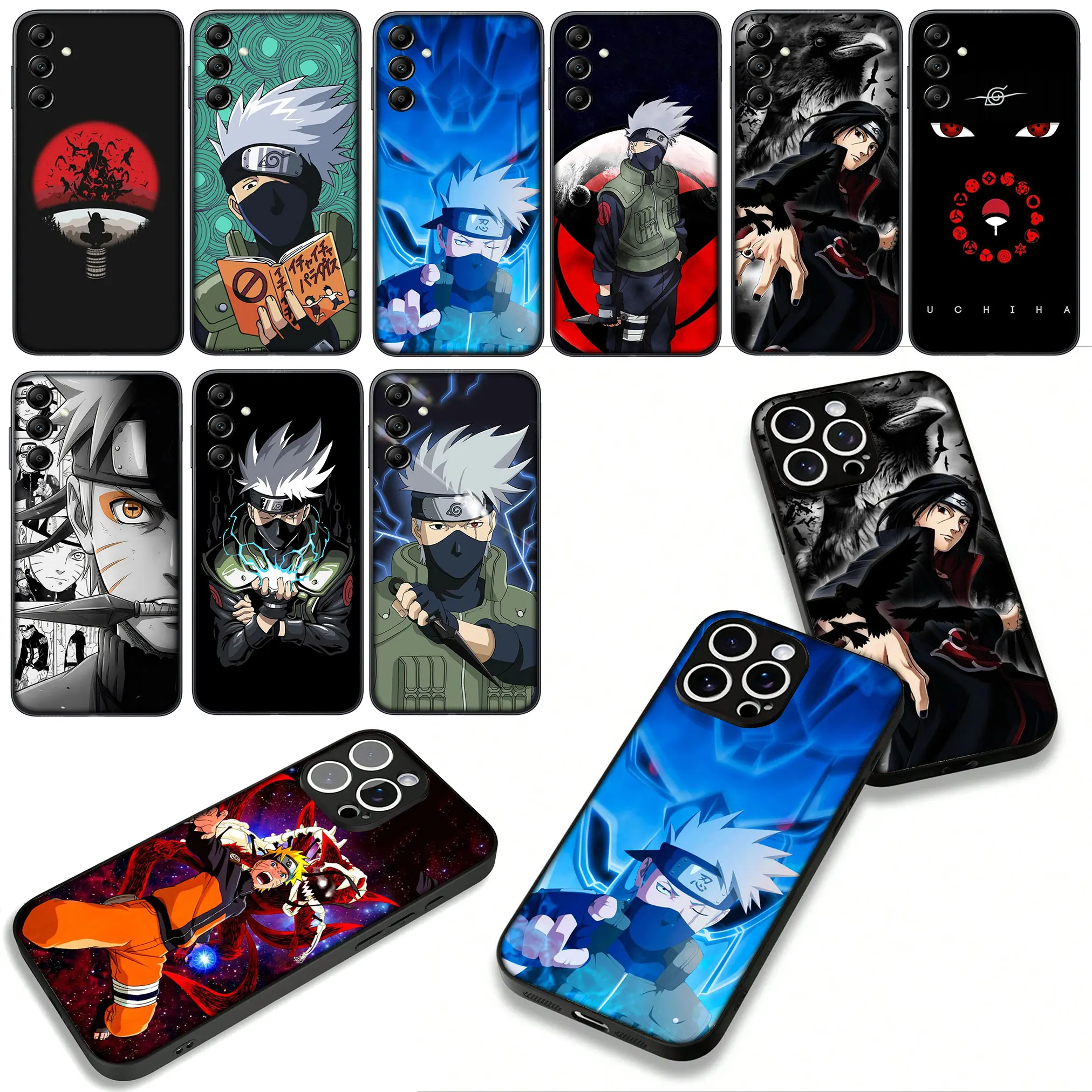 Kakashi Hatake & Itachi Uchiha Naruto-Themed Phone Case
