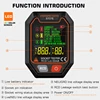 POROMETISTO ST01 Socket Tester Pro Voltage Test 30mA Socket Detector US/UK/EU Plug Ground Zero Line Plug Polarity Phase Checker 5