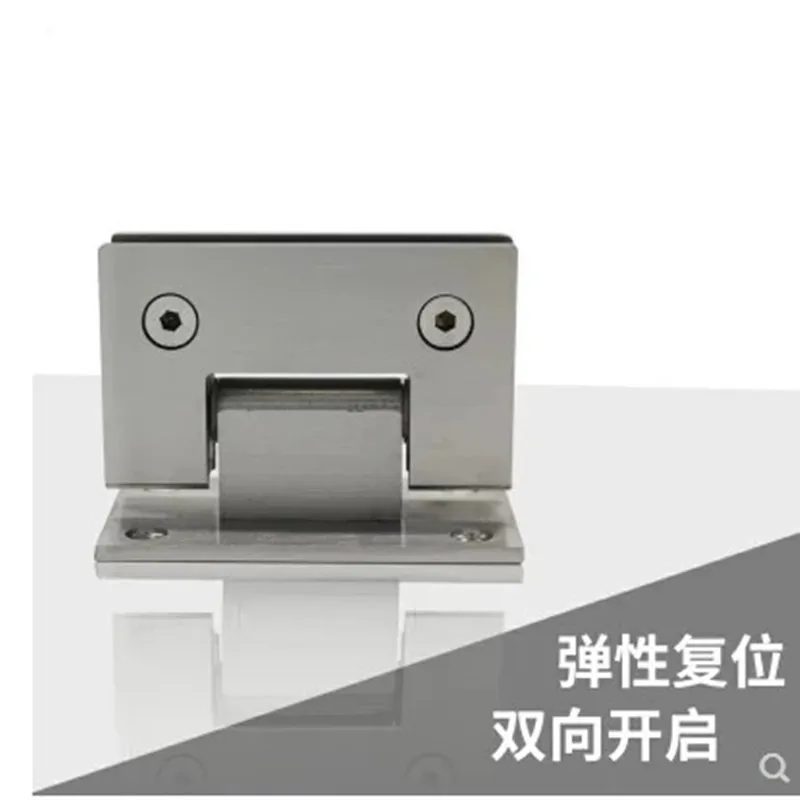 Hinges for glass doors in the shower bathroom clip cast solid stainless steel 304 hinge(XYGL-21),90 degrees,