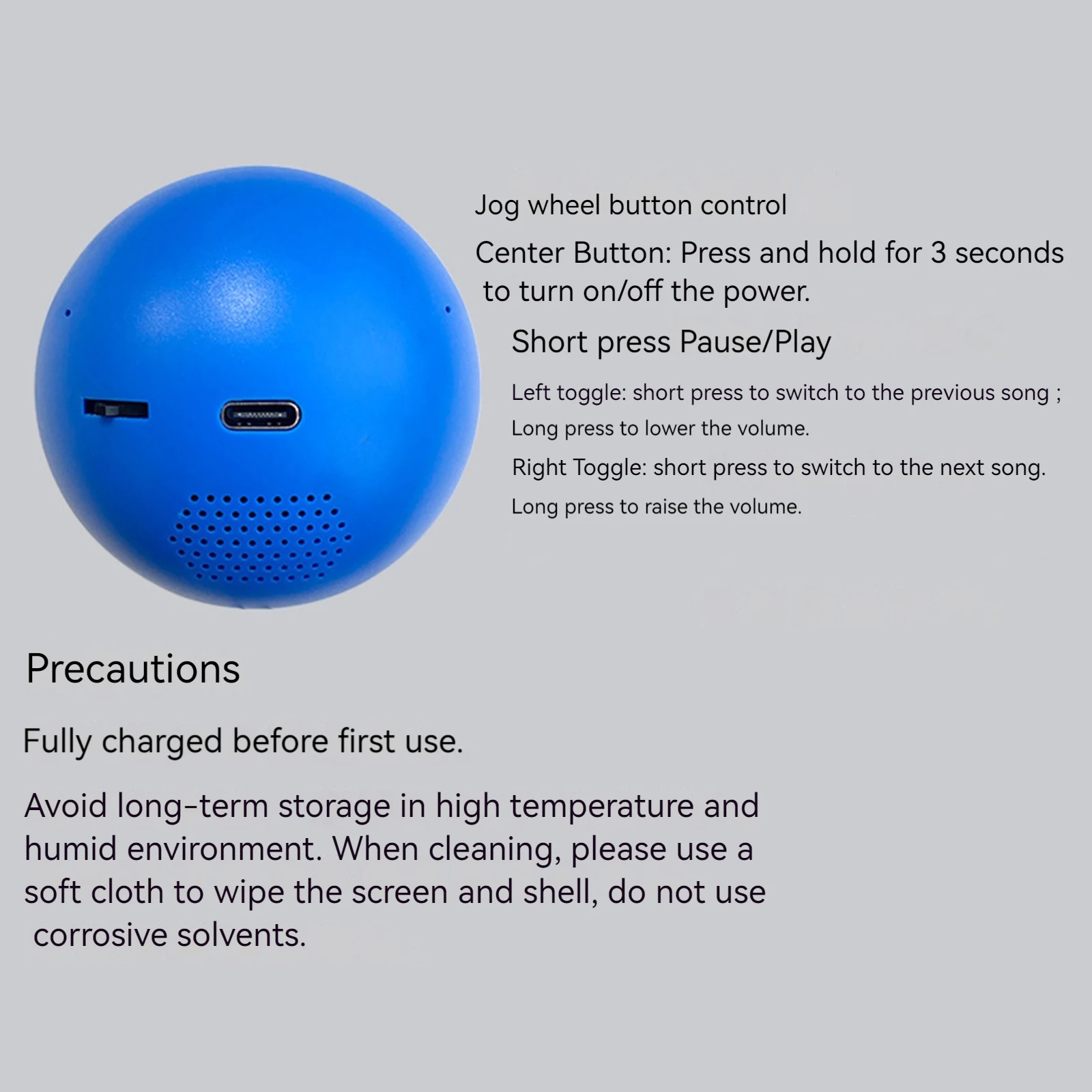 Crystal Ball Video Player 2.7in 3D Video Sphere Crystal Ball Digital Display Gift for Anniversary Birthday Wedding Christmas