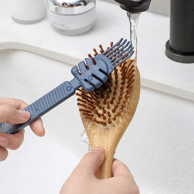 Plastic Comb Cleaning Brush Comb Cleaner Brush