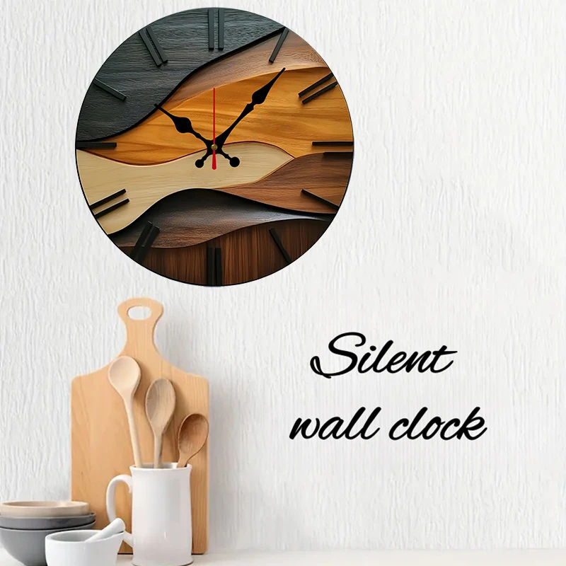 Nordic Wooden Wall Clock 3