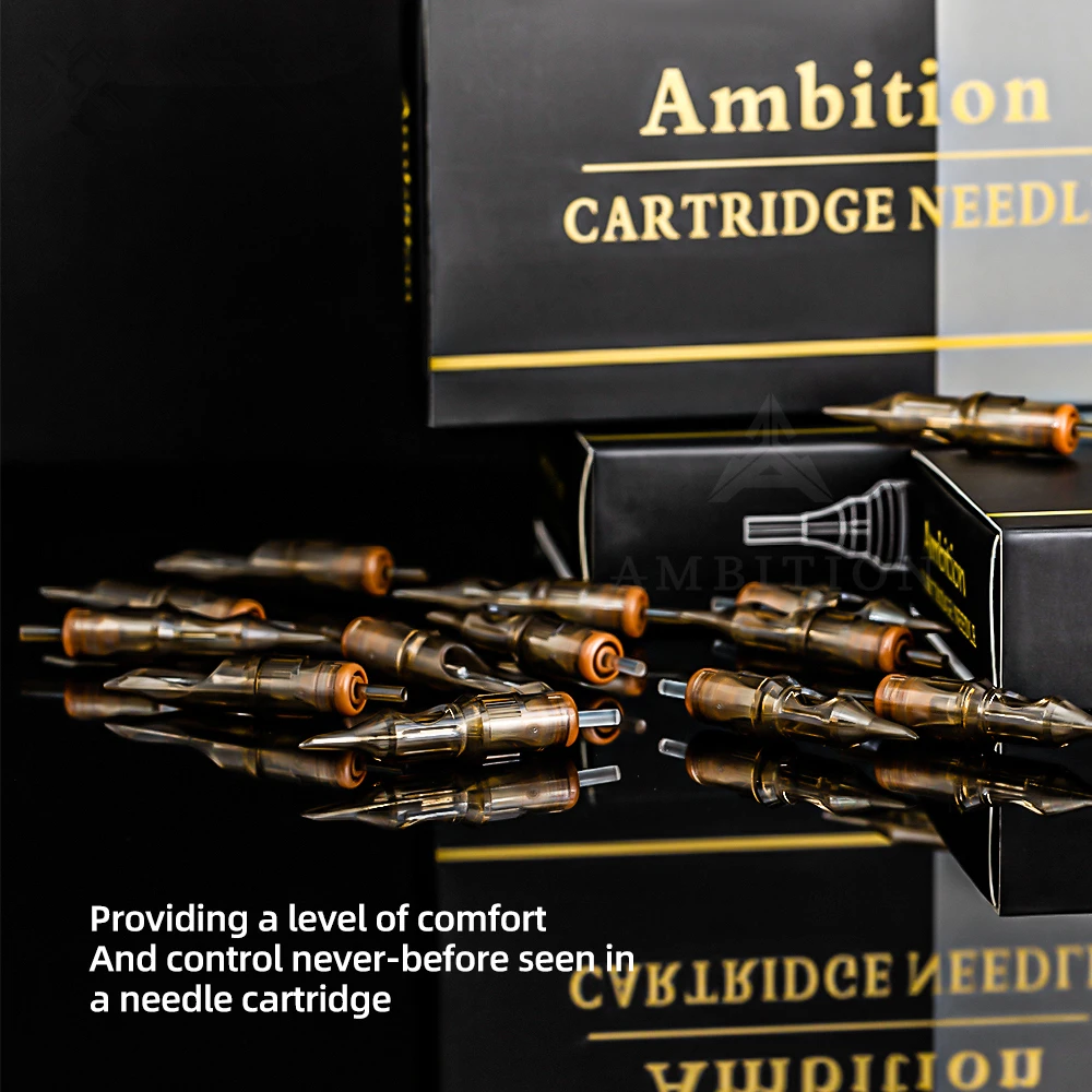 AMBITION Premium Evolved Tattoo Needle Cartridges Round Liner Shader  Magnums For Permanent Makeup Body Art Supply - AliExpress