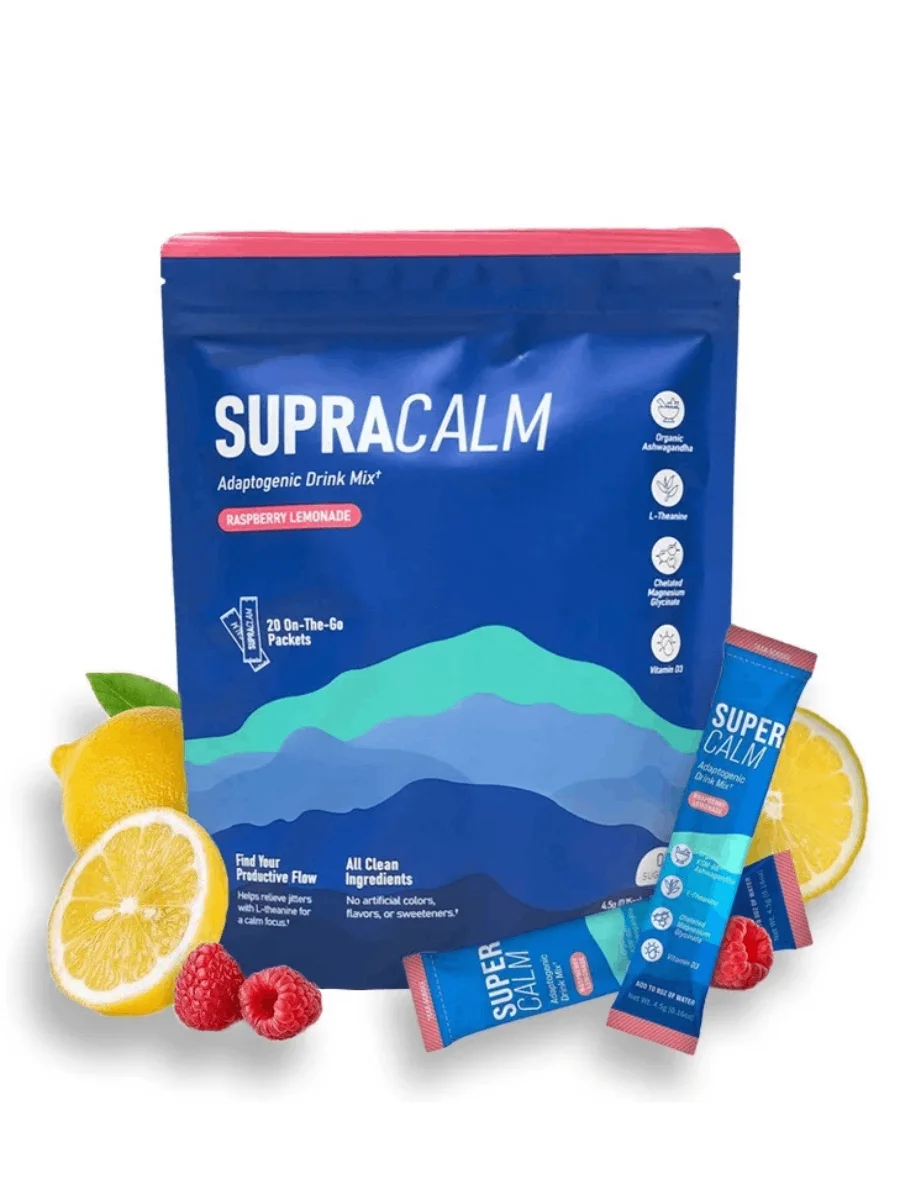 Nello SuperCalm Drink - Framboos / Reispakketten (20 porties)