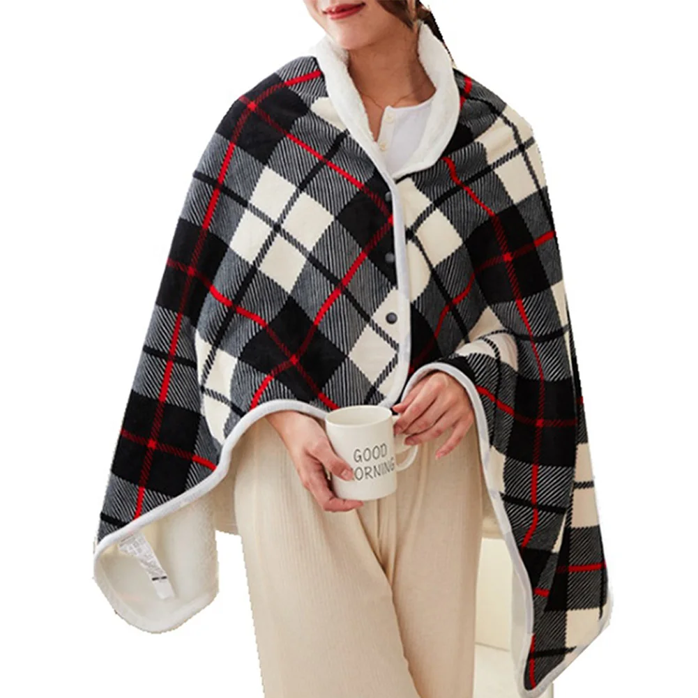 Multifunctional Warm Carpet Mink Velvet Warm Shawl Heating Blanket Timer Function Home Office Back Knee Warmer Electric Mattress