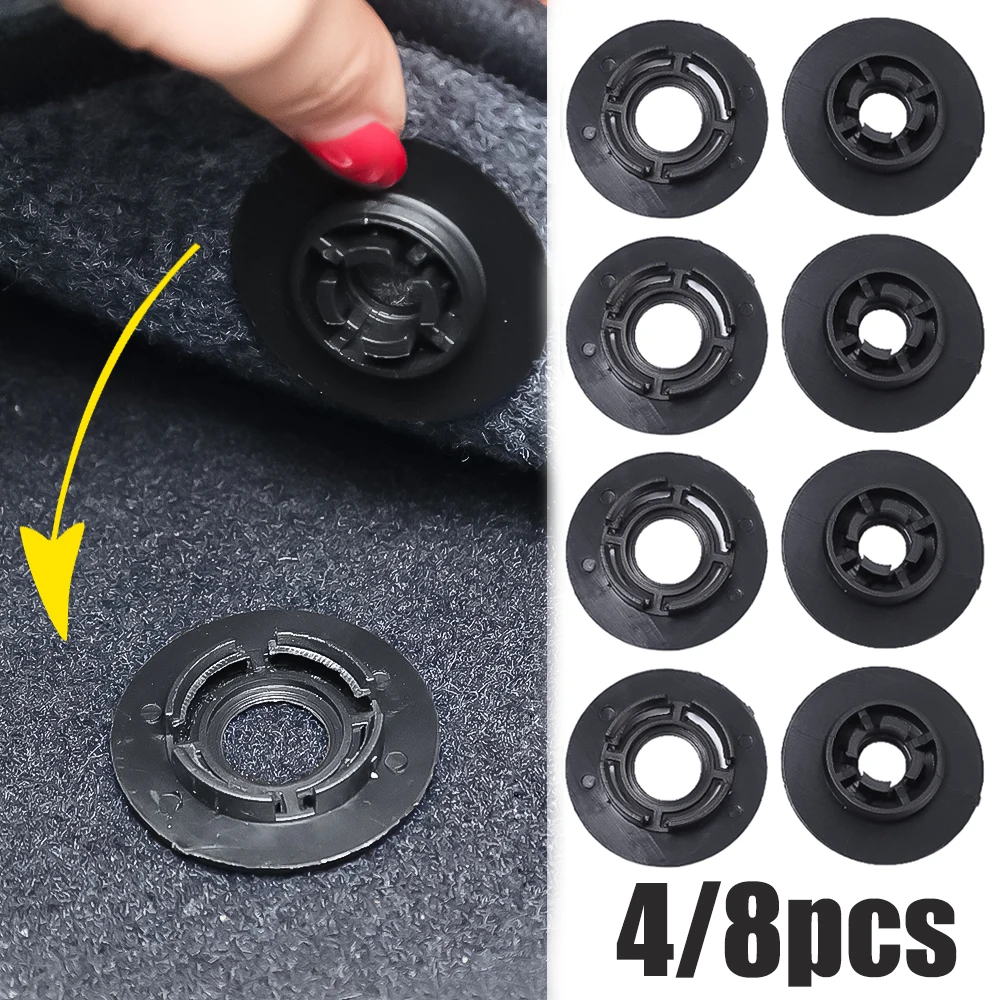 

4/8pcs Car Carpet Fixed Clips Set Floor Mat Fastener Clamps for Audi A3 A4 A6 VW Passat Polo Golf Jetta Skoda Octavia A5