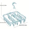32 Clips Hanging Drying Rack Foldable Baby And Toddler Accessories Finishing Storage Rack 3