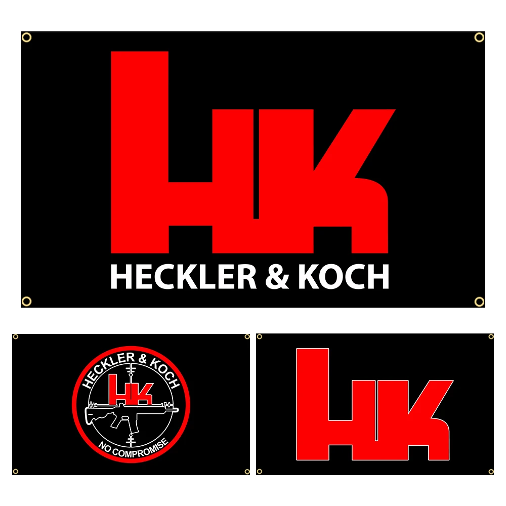 

Heckler Koch флаг огнестрельного оружия баннер 90x150 см 3x5 футов Jemony